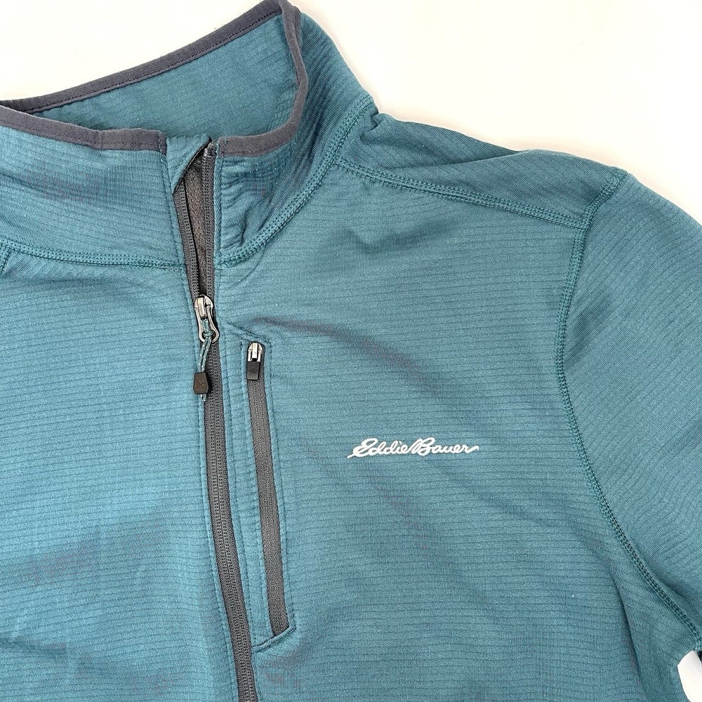 Eddie Bauer Men's Green Lightweight‎ Full Zip Jacket Size Medium